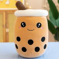 【Wrist watch】 ​1 x milk tea plush Soft Stuffed Plushie Cup Kids Gifts Cushion ！