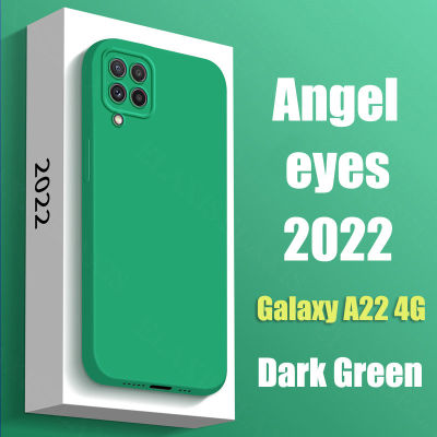 เคสนิ่มสำหรับ Samsung Galaxy A22 4G/M22/A22 5G,เคสโทรศัพท์ของแท้ใหม่เลนส์ออกแบบ Angel Eyes กันกระแทกปกป้องเต็มรูปแบบฝาหลัง