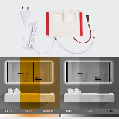 ✜℡♂ Mirror Lamps Touch-Dimmer LED Light Mirror Headlight-Switch Anti-fog Touch-Sensor Stepless Adjustment Touch-Switch