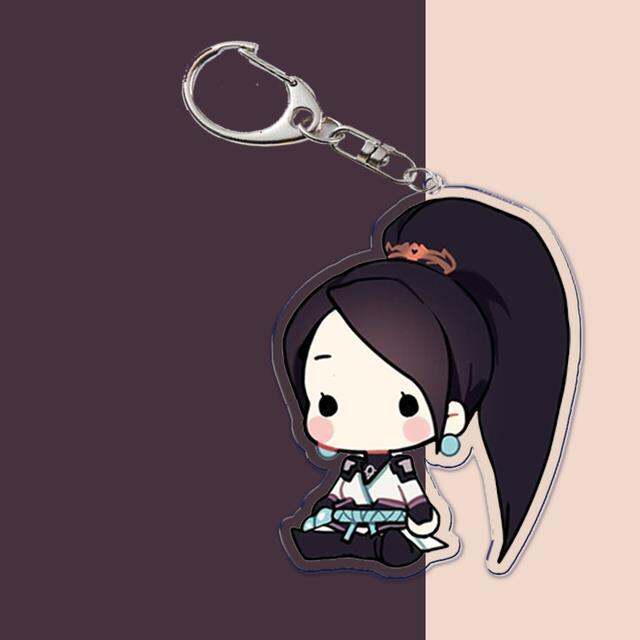 anime-valorant-acrylic-keychain-came-llaveros-key-chain-badge-cartoon-cosplay-pendant-accessories-jewelry-women-men-fans-gifts