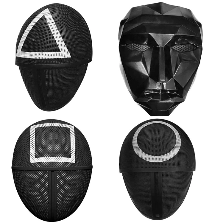 Squid Game Mask Halloween Costume Cosplay Korean Drama Squid Game