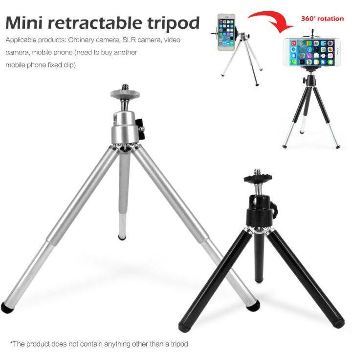 Mini Mobile Phone Stand Tripod for Smartphone Camera Video Black