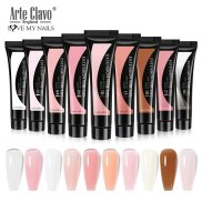 Arte Clavo 15ml Jelly Nail Extension Gel Pink White Clear Quick Building