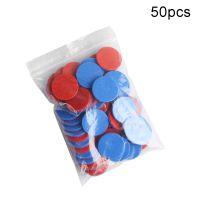 50Pcs Dual Color Round Chips Baby Educational Toy Montessori Math Learning Chips Counting Numbers Math Game Counters for Kids Calculators