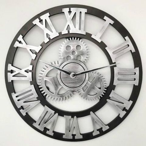 mzd-นาฬิกาแขวนผนังย้อนยุคห้องนั่งเล่นสไตล์อเมริกัน-ทันสมัยและมีเอกลักษณ์-นาฬิกาแขวนผนัง40ซม-50ซม-60ซม