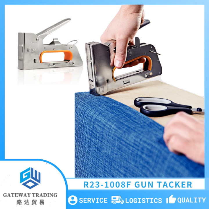Gun Tacker Powerful R231008F 13/468mm Gun Tacker Manual Stapler For