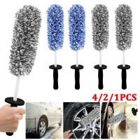 Haywood1 Car Hub Cleaner Microfiber Cleaning Tools Handheld Tyre Rim Scrubber for Washing