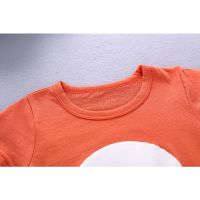 Boy clothes boy round neck T-shirt short-sleeved shorts suit letter top