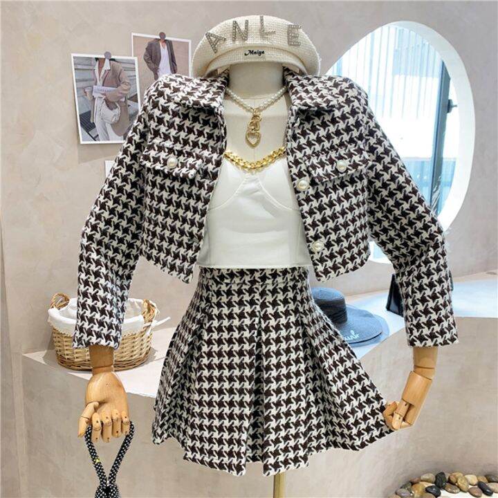 vintage-tweed-two-piece-set-women-crop-top-woolen-short-jacket-coat-mini-skirts-sets-sweet-2-piece-suits-2022-autumn-fashion