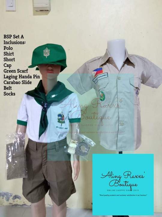 JUNIOR SCOUT UNIFORM SET FOR GRADE 4-6 (BSP) | Lazada PH