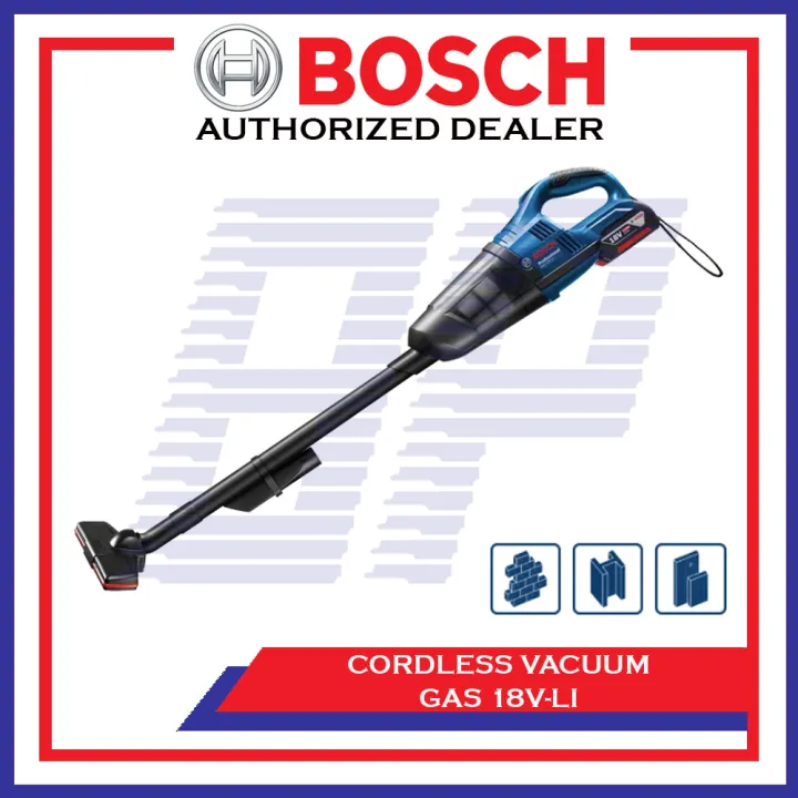 BOSCH HD CORDLESS (GAS 18 VLI SOLO) PROFESSIONAL VACUUM CLEANER 06019C62L0 Lazada PH