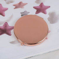 ?jiajia01? VINTAGE Alloy Compact Pocket Mirror พับแต่งหน้าเครื่องสำอางแว่นขยาย