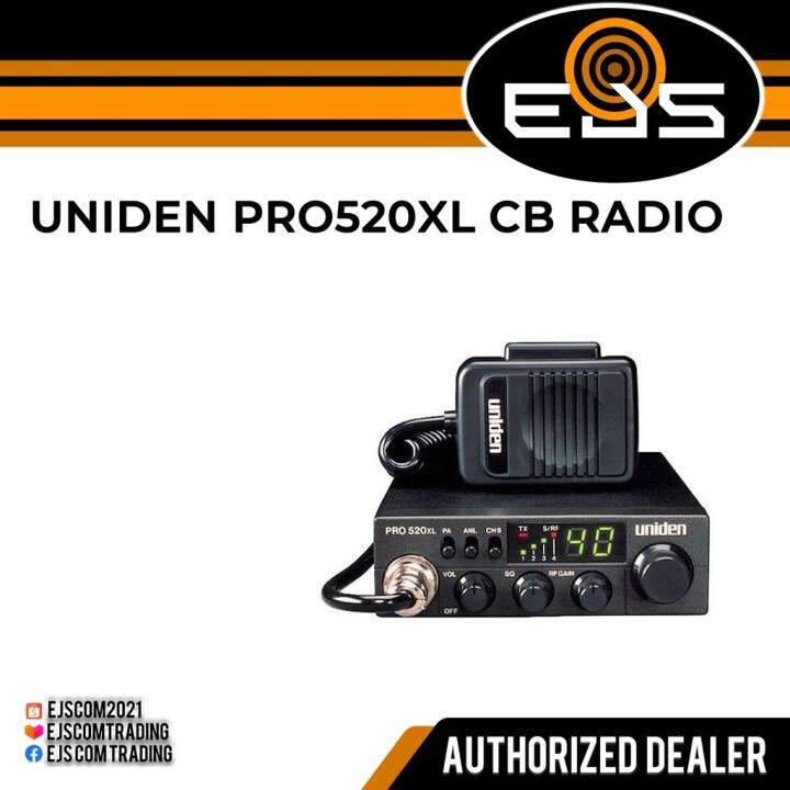 The Uniden PRO520XL CB Radio is an entrylevel CB Lazada PH