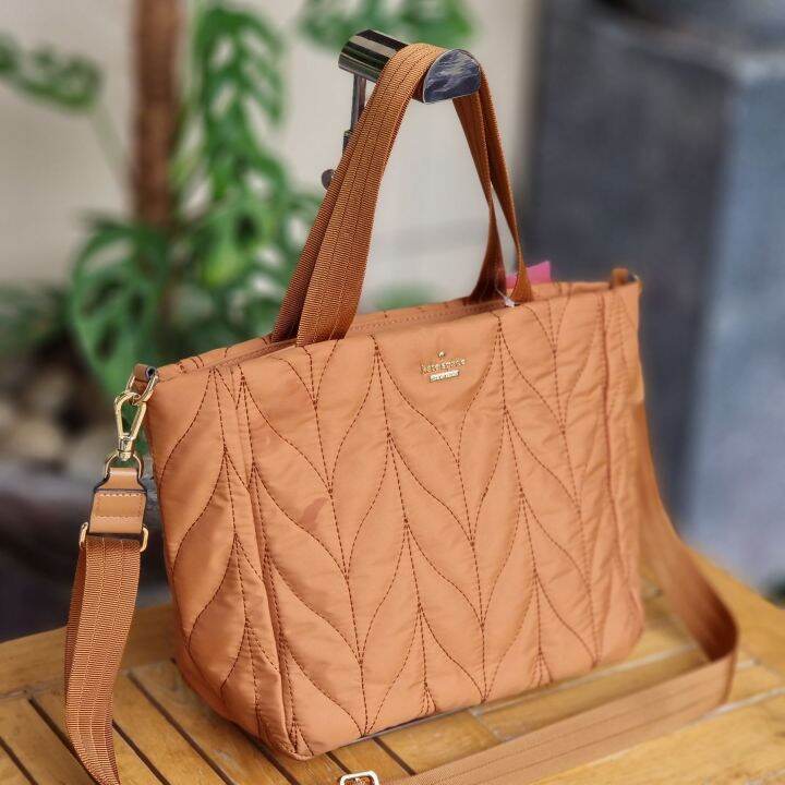 Kate Spade Ellie Quilted Womens Tote Bag In Tan Color Lazada Ph 8495