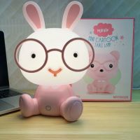 ☍✼ Nordic USB Rabbit Lamp Cartoon Rabbit LED Night Lights Cute Gift for Kids Home Baby Room Bedroom Decor Bedside Lamp Night Lamp