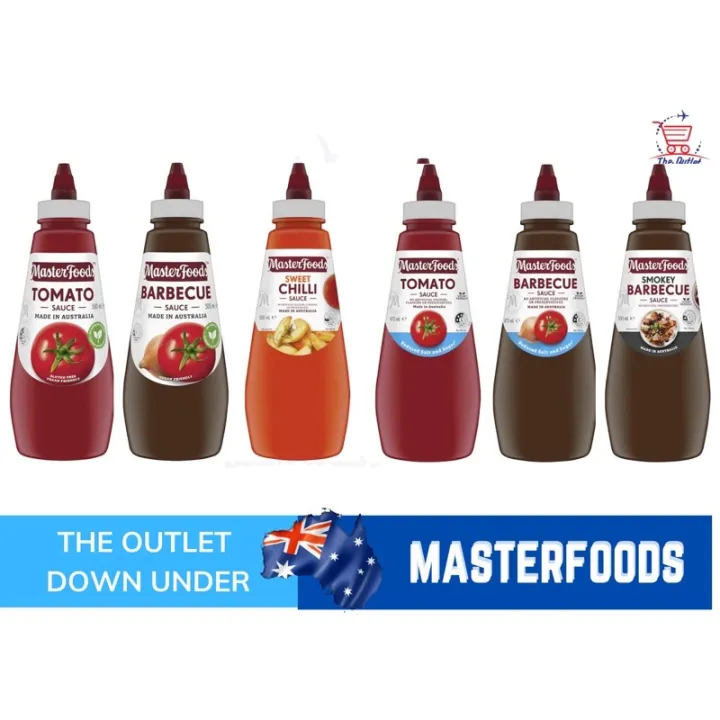 Masterfoods Barbecue Sauce 500ml / Reduced Salt & Sugar 475ml / Reduced