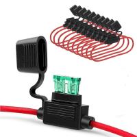 【jw】☃✈  5pcs/set 12V 40A Fuse Holder Proof for Car with Dustproof Cover Hot