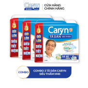 Combo 3 Tã Dán Người Lớn Caryn Siêu Thấm Gói Tiết Kiệm Dành Cho Người Hạn