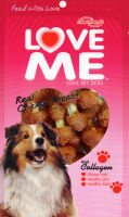 LOVEME ขนมสุนัข แกนนมไก่ปิ้ง ขาด60กรัม/12ซอง