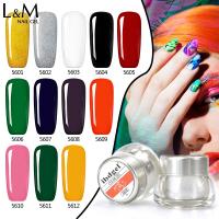 【YP】 2 pcs 8g Painting Gel ibdgel UV Varnish 12 Colors Semi Permanent false nail glue