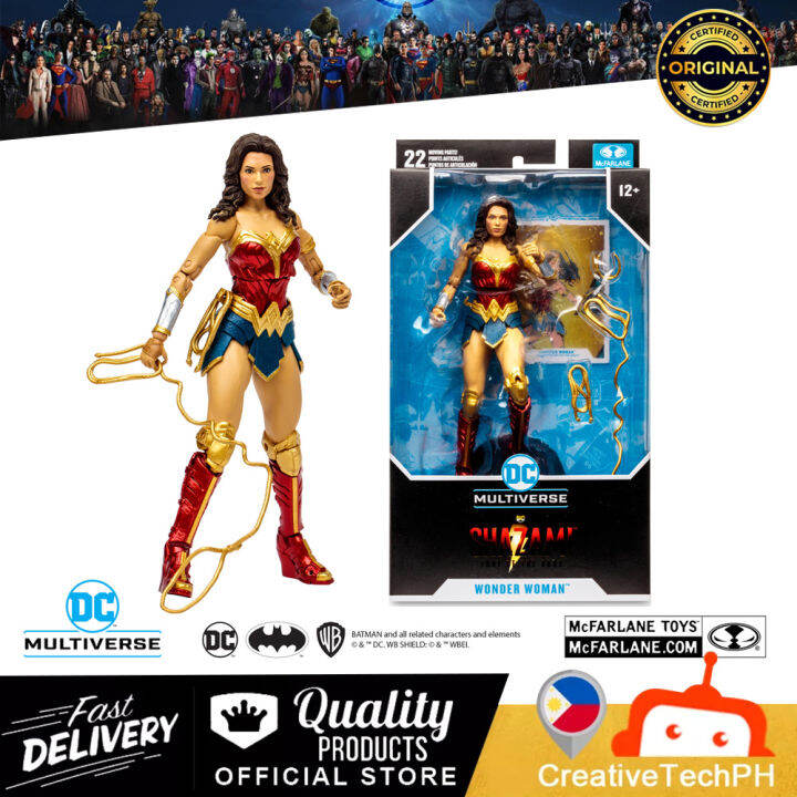 DC Multiverse Shazam! Fury of The Gods Movie Wonder Woman 7 Inch Action  Figure