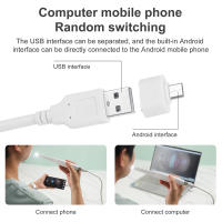 3-In-1 USB ภาพกล้อง Intraoral 2MP HD Android ศัพท์มือถือ Orodytist การตรวจสอบ Endoscope ทันตแพทย์ชุดเครื่องมือ6ไฟ LED