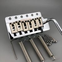 Wilsiaran เทรโมโลบริดจ์ Gitar Fixed 6สกรู ST Tremolo โครเมี่ยม WOV09