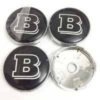 Style car 4pcs Wheel Rim Center Hub Caps Covers Black B Emblem 60MM 2.36" Fit BRABUS hui