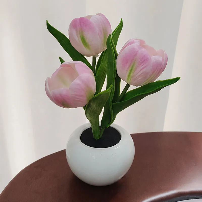 Dulcii Led Tulip Lamp Night Light Interior Decoration Table Lamp ...