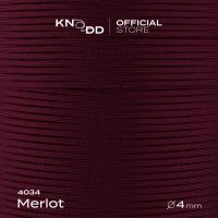 No.4034: Merlot พาราคอร์ดไนลอน Made in USA 100% Nylon Paracord 550 ขนาด 4 มม.