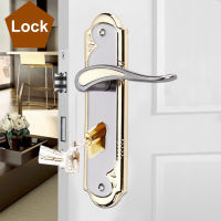 Mortise Bedroom Lever Latch With Handle Door Lock Set Privacy Hardware Rust Proof Home Durable Aluminum Alloy Front Back