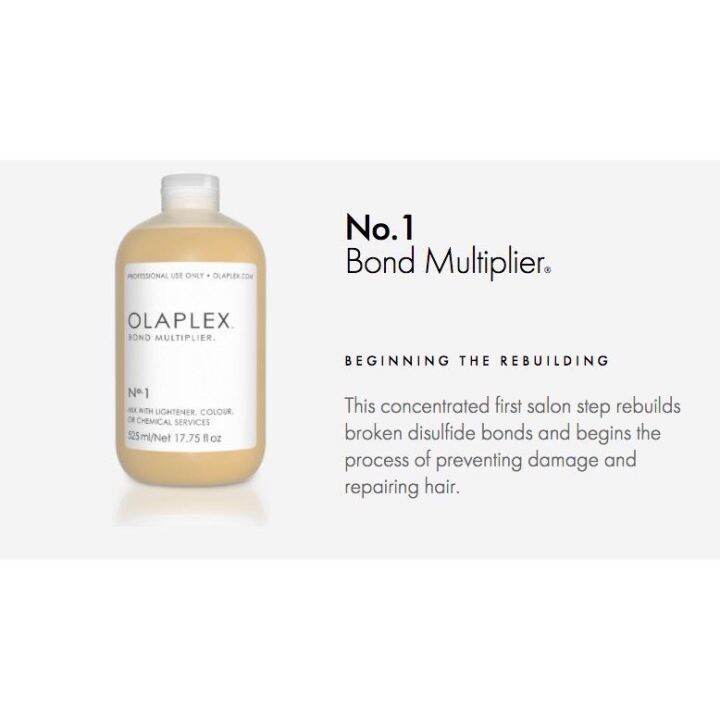 OLAPLEX HAIR TREATMENT NO 1 BOND MULTIPLIER 100 ML Lazada Indonesia