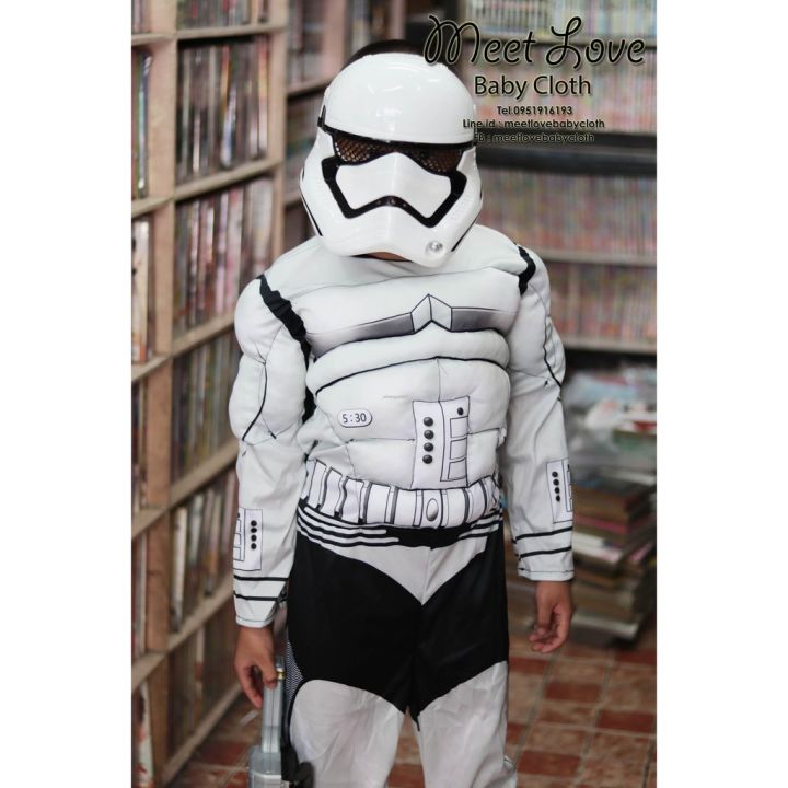 bab-ชุดของขวัญเด็กแรกเกิด-ในสต็อกในกรุงเทพชุด-star-wars-stormtrooper-แบบที่-2-ชุดฮีโร่เด็ก-ชุดแฟนซีเด็ก-สตาร์วอส์-พร้อมส่ง-ชุดของขวัญเด็กอ่อน-เซ็ตเด็กแรกเกิด