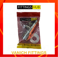 วาล์วฝักบัว สแตนเลส หัวกลม คุณภาพดี - Fittings Hub