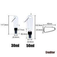 Eruditer ขวดสเปรย์เปล่า พร้อมตะขอ สําหรับเดินทาง ขนาด 30 หรือ 50