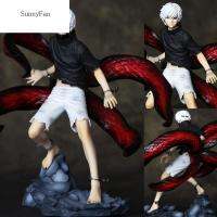 Sunnefan การตกแต่งที่ดี PVC ขนาด1/8 2หัว Tokyo Ghoul อนิเมะ Akeki Ken Kaneki โมเดลแอ็คชั่น