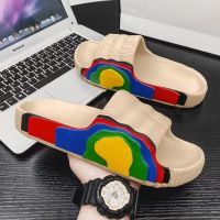 Qmaigie Men Slippers Parent-child Shoes Summer Women Outdoor Beach Shoes Thick Bottom Indoor Bathroom Non-slip slides Sandals