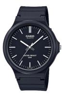 Casio Standard นาฬิกาข้อมือผู้ชาย สายเรซิ่น รุ่น MW-240,MW-240-1E,MW-240-1EV (CMG) - สีดำ