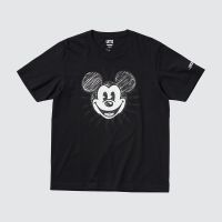 เสื้อยืดแขนสั้นพิมพ์ลาย Disney สําหรับผู้ชาย / ผู้หญิง (Uniqlo)