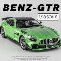 ขนาดใหญ่ 1/18 Benz Gtr รุ่นรถโลหะ Diecasts รุ่นรถสะสมงานอดิเรกเสียงและแสงรถของเล่นขนาดเล็กสำหรับเด็ก-huangjianping