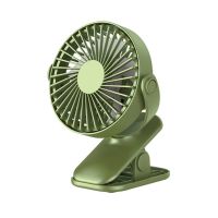 【YF】 Portable USB Rechargeable Table Fan Clip-on Type Mini Desk 360 Degree Rotation Adjustable For Student Dormitory