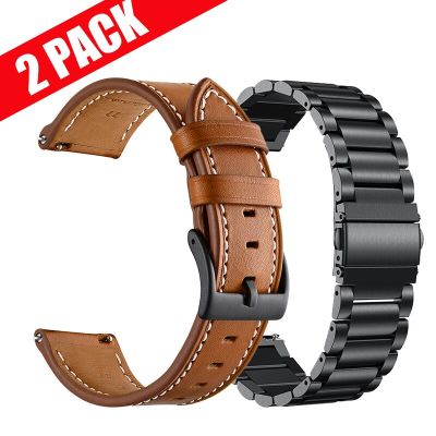 Leather Watch Strap For Xiaomi Watch S2 Smart Watch Accessories Stainless Steel Band For Xiaomi Watch S1 Active Bracelet Correa