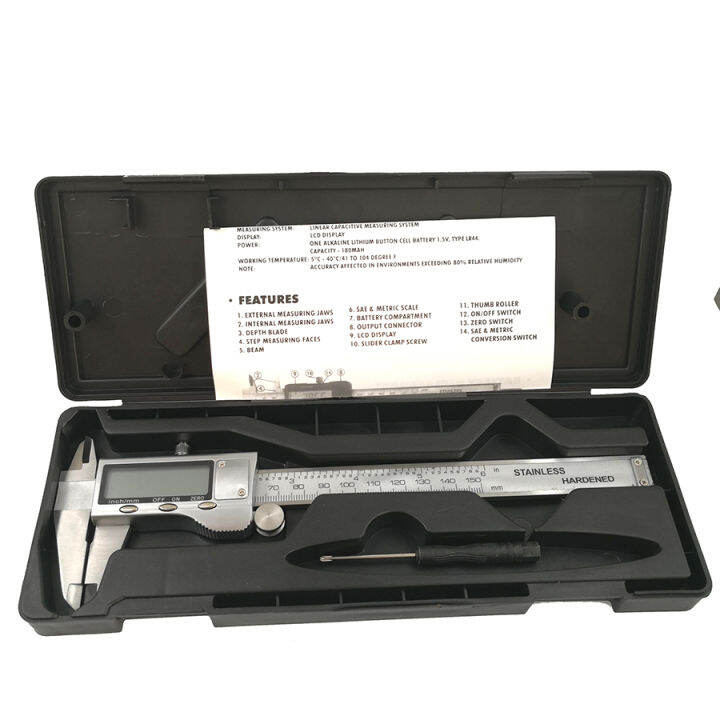 2021digital-vernier-caliper-stainless-steel-caliper-0-150mm-6-inch-0-01mm-digital-display-electronic-ruler-length-measuring-tools