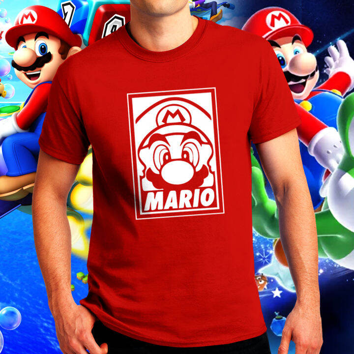 Super Mario Old School World Cartoon Tshirt for Men | Lazada PH