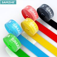 SAMZHEUSB Cable Winder Cable Organizer Ties Mouse Wire Earphone Holder HDMI Cord Free Cut Management Phone Hoop Tape Protector Cable Management