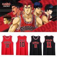 ☸☜✟ SLAM DUNK Master jerseys Ready Stock SAKURAGI No.10 RUKAWA No.11 Xiangbei Middle School basketball jersey vest customization