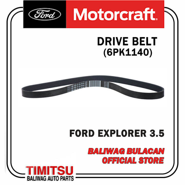 DRIVE BELT FORD EXPLORER 3.5 PART NO. GB5Z8620A 6PK1140 MOTORCRAFT