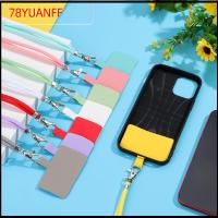 78YUANFF Universal ถอดออกได้ สายรัดนิรภัยของโทรศัพท์ สายรัดเคส สะพายข้าง สายคล้องคอ แพทช์ สายคล้องโทรศัพท์ สายรัดไนลอน