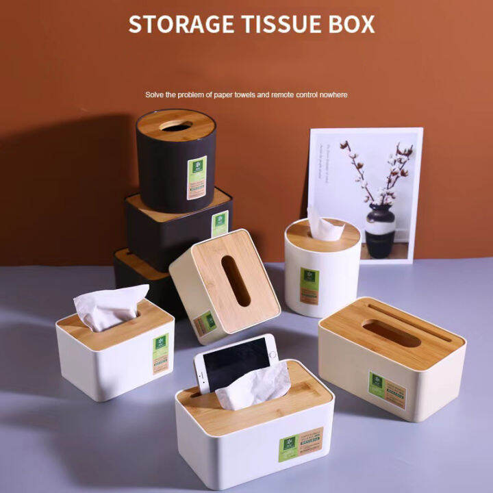 Wooden lid Tissue Box Tissue Holder Tissue Storage Box Tissue Holder