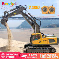 Kmoist 1:20รีโมทคอนโทรล Excavator ไร้สาย2.4G RC วิศวกรรมรถเด็ก Multifunctional Crawler Bulldozer รถบรรทุก Dumper ของเล่นสำหรับชายหญิงวันเด็ก Chrismas ของขวัญ